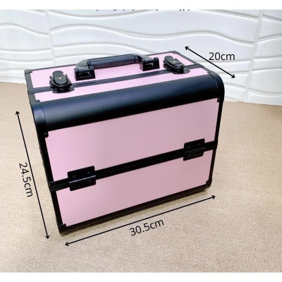 Cốp Đựng Đồ Nail 2 Tầng Nhôm 26x32x21cm, Gọn Nhẹ, Chống Thấm Nước, Chuyên Dụng Làm Nail, Tiện Lợi Di Chuyển, Bền Chắc Bag Nhung Nam Nữ