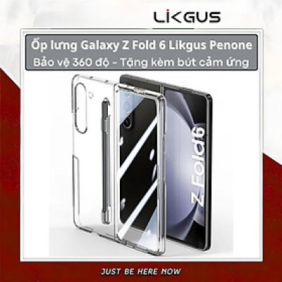 Ốp lưng trong suốt siêu mỏng chống ố vàng cho Likgus Penone bảo vệ 360 độ màn phụ và mặt lưng (Tặng bút cảm ứng