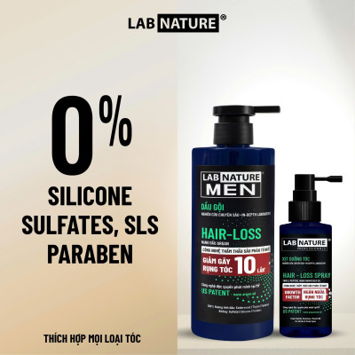 [MỚI] Xịt Ngăn Rụng Tóc, Làm Dày Tóc Lab Nature Hair - Loss Spray 100ml - Dành cho tóc thưa, mảnh
