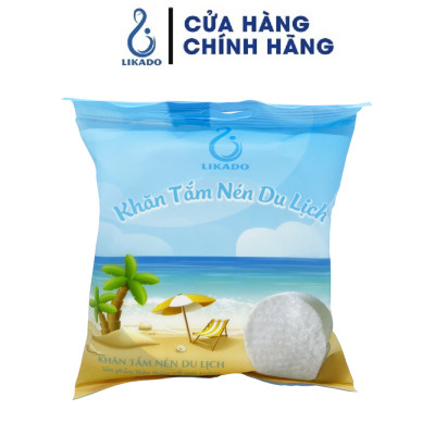 Khăn tắm nén du lịch likado kích thước (70 x 140cm)