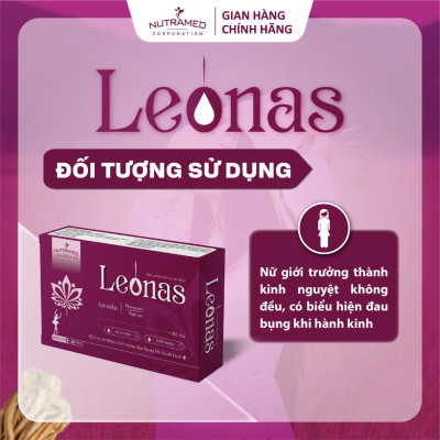  Viên uống Leonas hỗ trợ bổ huyết điều kinh giúp giảm rối loạn kinh nguyệt (30 viên) - Nutramed