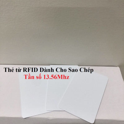 10 Thẻ từ cảm ứng tần số mifare 13.56KHZ dùng để sao chép thẻ gốc có sẵn 