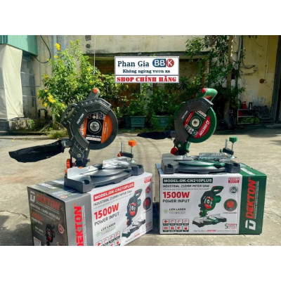 (chính hãƞg) Máy cắt nhôm DEKTON 210mm (DK-CN210PLUS) -Công suất 1500W- Bảo hành chính hãƞg,