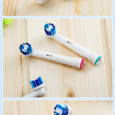 Cho máy Oral B Braun, bộ 4 Đầu Bàn Chải đánh răng điện thay thế MIHOCO EB20-P New  , làm sạch mảng bám, chăm sóc nướu