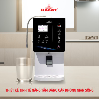 Máy Lọc Nước Điện Giải Ion Kiềm ROBOT IonQueen 511 Chế Độ Nóng Nguội Lạnh - Hàng Chính Hãng