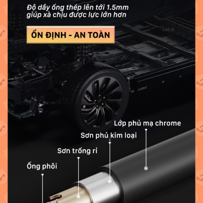 Xà đơn treo tường FED-DG 002 – Thép carbon 1.5mm