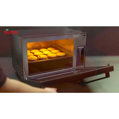 Lò nướng hấp 10 chức năng Baumatic BSQ26CBK - Thương hiệu của Anh "Hàng nhập khẩu"