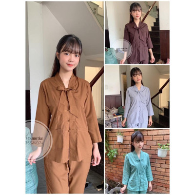 ĐỒ LAM ĐI CHÙA # ĐỒ ĐI CHÙA # PHÁP PHỤC PHẬT GIÁO #