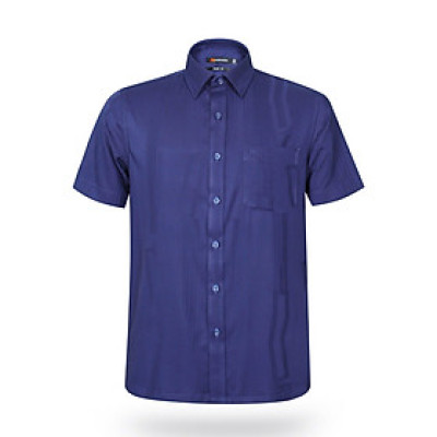 Áo sơ mi nam KHATOCO ngắn tay họa tiết A1MN468T2-CNMK417-2508-N