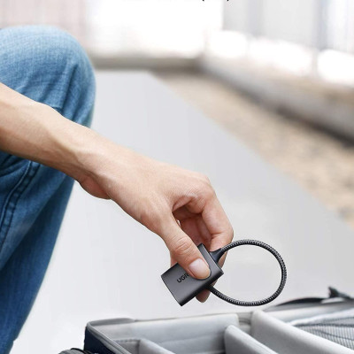 Ugreen 80888 SD/TF chuẩn USB 3.1 Type C Đầu đọc thẻ nhớ vỏ nhôm cao cấp Ugreen CM401 - Hàng Chính Hãng