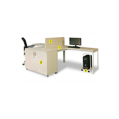 Bàn làm việc góc L trái chân sắt Juno Sofa NT 190 BLT16-CH 160 x 120 x 74 cm