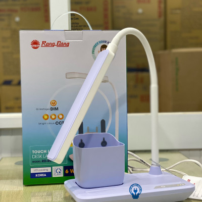 Đèn bàn LED cảm ứng RD-RL-45 6W có ngăn đựng bút tiện lợi - Hàng chính hãng