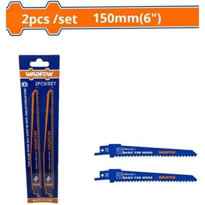 BỘ 2 LƯỠI CƯA KIẾM (CƯA GỖ CÓ ĐINH) 225MM(9") WJT1111DF WADFOW - HÀNG CHÍNH HÃNG