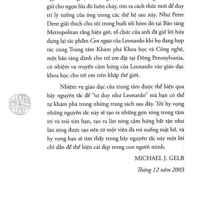 Tư Duy Như Leonardo Da Vinci (Tái Bản 2024)