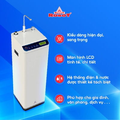 MÁY LỌC NƯỚC NÓNG THÔNG MINH LẠNH ROBOT UltraQC-6U - Hàng Chính Hãng