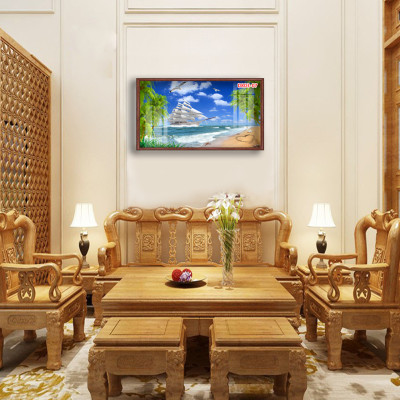 D803 01 Tranh kính Thuận Buồm Xuôi Gió
