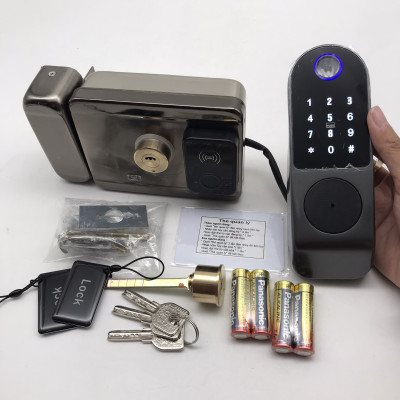 KHÓA CỔNG VÂN TAY ĐIỆN TỬ VR-1200A 