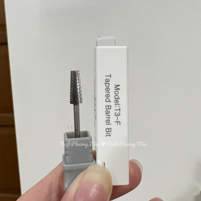 Đầu Mài Titan 3in1 Hình Thang Chuẩn Mỹ Làm Nail Chuyên Nghiệp, Mài Mịn Móng, Phá Gel Bột Hiệu Quả, Mài Khoé Đa Năng Cho Thợ Nail