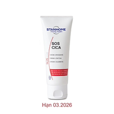 [DATE 03-2026]Kem dưỡng ẩm phục hồi cho da mặt và cơ thể Stanhome Sos Cica 75ml