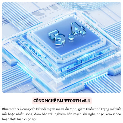 Tai nghe không dây TWS chống ồn chủ động ANC màn hình cảm ưng TFT hiệu WIWU T22 - Trang bị bluetooth v5.4, cảm biến chạm - Hàng nhập khẩu
