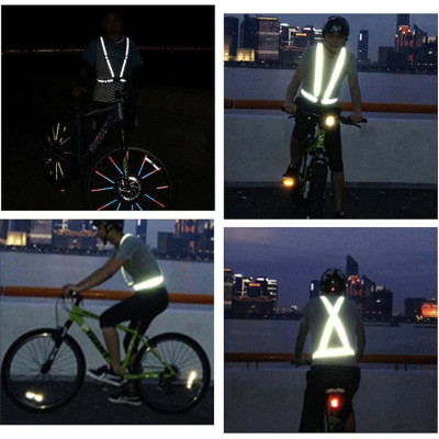 Dây Đai Phản Quang, Áo Phản Quang Nam Nữ Đi Phượt/ Đi Xe Máy/ Đạp Xe Đạp Với Dây Thun Đàn Hồi Co Giãn Rộng Chuyên Dụng Đi Ban Đêm An Toàn Mai Lee