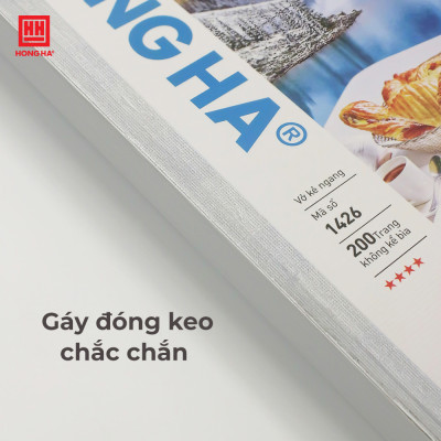 Vở kẻ ngang 200 trang Hồng Hà Let