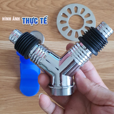 Bộ thoát nước máy giặt, thoát nước thải kiêm chống mùi hôi, ngăn côn trùng trào ngược – Bộ chia 2, MIHOCO 21