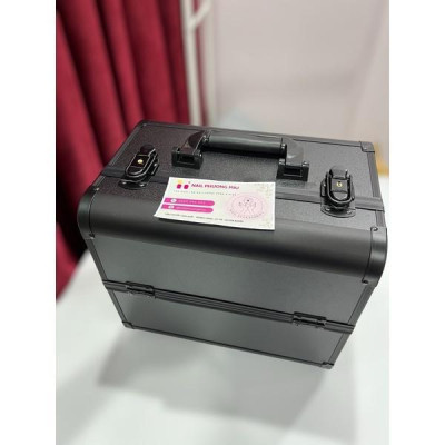 Cốp Đựng Đồ Nail 2 Tầng Nhôm 26x32x21cm, Gọn Nhẹ, Chống Thấm Nước, Chuyên Dụng Làm Nail, Tiện Lợi Di Chuyển, Bền Chắc Bag Nhung Nam Nữ