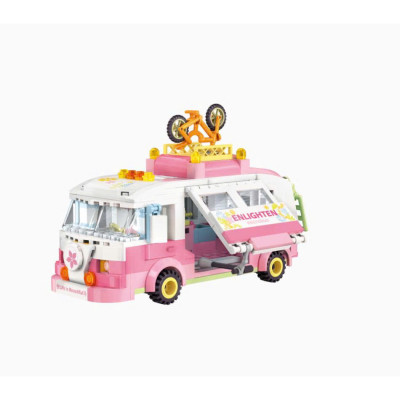 Đồ chơi Lắp Ráp cho bé 33019 Bộ xếp hình xe cắm trại (KT 18.2*12*12.1cm)