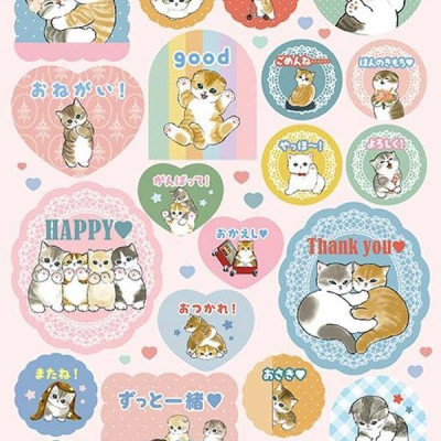 Sách ngoại văn: mofusand Dekadeka Sticker Book (Japanese Edition)