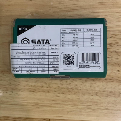 Bộ mũi mở ốc gãy ren tinh 5 cái 09704