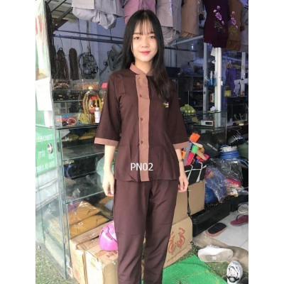 Đồ Lam Đi Chùa #Pháp Phục Phật Giáo#Lãnh Tựu Phối Nữ ss2