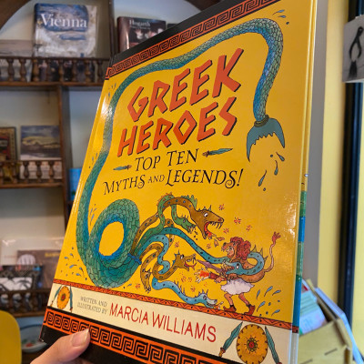 Sách - Greek Heroes: Top Ten Myths and Legends by Marcia Williams | English Children History Book