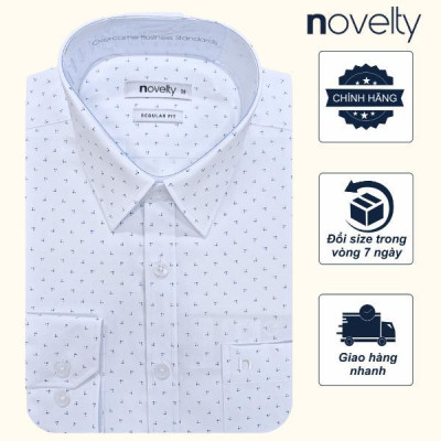 ÁO SƠ MI NAM DÀI TAY NOVELTY REGULAR FIT RECYCLED