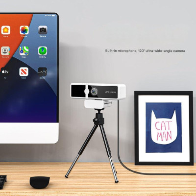 Webcam W9 2K / 4K Auto focus lấy nét tự động cho máy tính Laptop