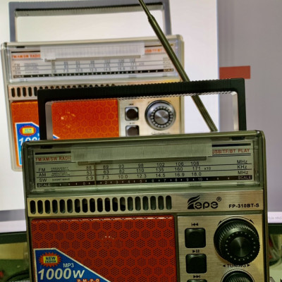 ĐÀI Radio Pp-310BT-Nhật Bản-chạy Năng lượng mặt trời-quà tặng cho người thân-Hàng Chính Hãng