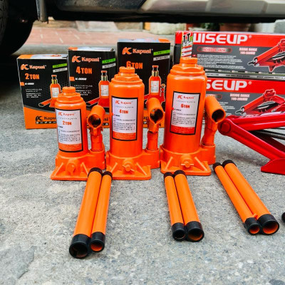 Kích, Con Đội Thủy Lực Kapusi – 2T / 4T / 6T / 8T / 10T / 12T / 16T / 20T / 32T – Dụng Cụ Nâng Xe, Nâng Vật Nặng Chuyên