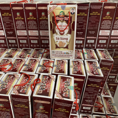 Nước mắm sá sùng thượng hạng 45N - Độ đạm cao, dung tích 500ml/1 chai, hộp 2 chai