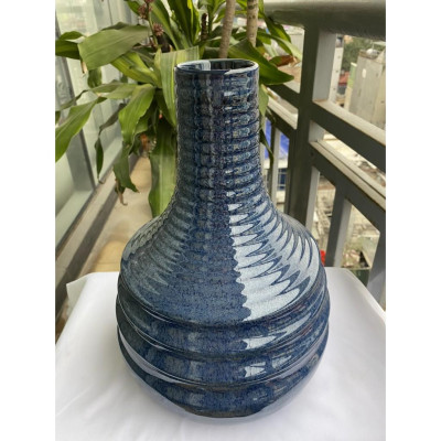 BÌNH HOA BÁT TRÀNG CAO CẤP DÁNG LỌ BỤNG PHỆ ĐỘC ĐÁO