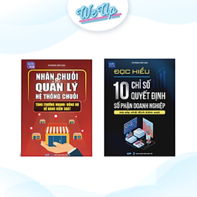 Combo 2 sách : Nhân Chuỗi Quản Lý Hệ Thống Chuỗi và 10 chỉ số quyết định số phận doanh nghiệp