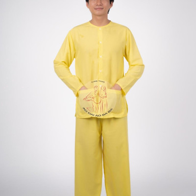 BIGSIZE Bộ Bà ba vàng nam bộ- Miền tây-giá rẻ- Có bộ bà ba Bigsize- Bà ba sỉ toàn quốc, may bộ áo bà ba theo yêu cầu