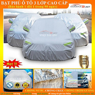Bạt Phủ Ô Tô Cao Cấp 3 Lớp Chống Nắng Nóng Chống Nước Chống xước | OTOALO