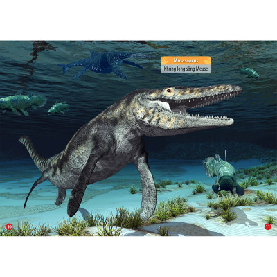 Từ Điển - Thư Viện Hình Ảnh Song Ngữ Đầu Tiên Của Bé - Loài chim - khủng Long - Chữ cái Và Số - Hoa Rau củ Quả ( bộ 4 cuốn )