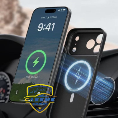 Ốp lưng cho iPhone Air, iPhone 17, iPhone 17 Pro, iPhone 17 Pro Max Memumi Slim Case Magnetic siêu mỏng - Hàng Nhập Khẩu