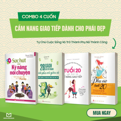 Sách: Combo Cẩm Nang Giao Tiếp Dành Cho Phái Đẹp (4 Cuốn)