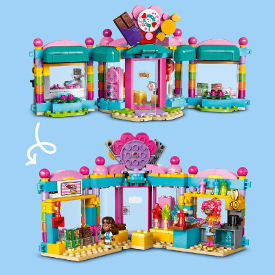 LEGO FRIENDS 42649 Đồ Chơi Lắp Ráp Cửa Hàng Kẹo Ngọt Thành Phố Heartlake (376 Chi Tiết)