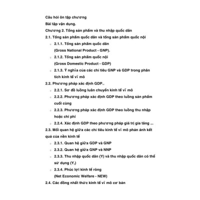 Sác Giáo trình Kinh tế vĩ mô