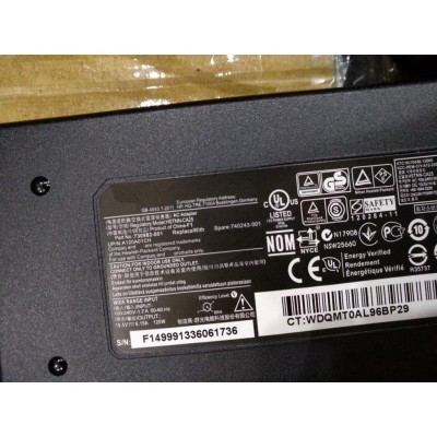 Sạc Tương Thích Cho Laptop Hp 19.5V 6.15A 120W Chân Kim Xanh 4.5Mm*3.0Mm - Hàng Nhập Khẩu New Seal TEEMO PC TEAC917