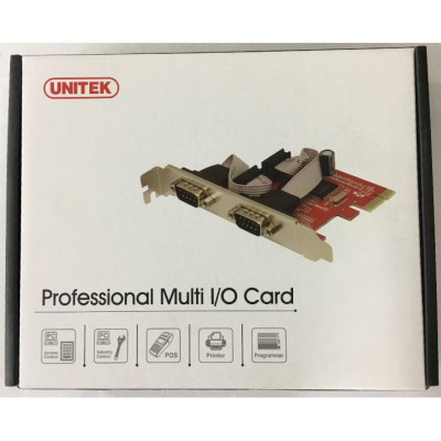 Card PCI -> COM 9 Express Unitek (Y-7504) - HÀNG CHÍNH HÃNG