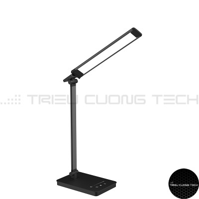 Đèn Bàn Học Led Bảo Vệ Mắt Chống Cận Làm Việc - Đọc Sách - Học Tập - 2 Trục Gập Gọn Tiện Lợi - 5 Cấp Độ Ánh Sáng - Linh Hoạt Điều Chỉnh Góc Độ & Vùng Sáng 3000-6000K Hàng Chính Hãng